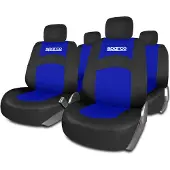 Sparco Autostoelhoezenset Blauw - Universeel