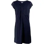 Irresistible Dames Nachthemd - 100% Katoen - Navy Blauw - Maat L
