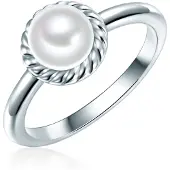 Valero Pearls Ring zilver
