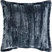 Ptmd Senny Sierkussen - 45x3x45 cm - Fluweel - Blauw