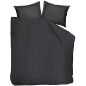 Beddinghouse Dekbedovertrek Shine Anthracite Satijn-200 x 200 / 220 cm | 2-Persoons