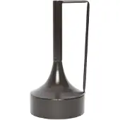 House of Nature Vaas Tromso Metal 30cm zwart zwart Keramiek Vaas