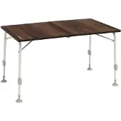 Outwell - Berland L - Campingtafel 70 x 118 x 56,5-74,5 cm, bruin