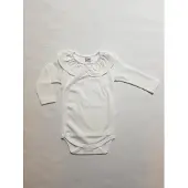 Babidu Romper babidu 1178 wit,overslag, ruche