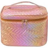 Juleeze Toilettas Dames 21x14x15 cm Roze Polyester