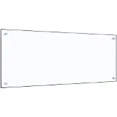 vidaXL Spatscherm keuken 100x40 cm gehard glas transparant