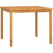vidaXL Tuintafel 90x90x74 cm massief acaciahout
