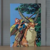 SEMIC Ghibli - Prinses Mononoke - Ashitaka & Yakkuru A4 mapje