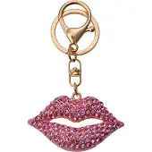 Juleeze Sleutelhanger Mond Roze Metaal