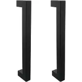 Intersteel Deurgreep Vierkant per paar 325x60x25mm - mat zwart