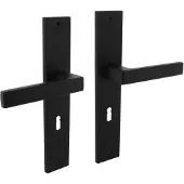 Intersteel Deurklink Hera sleutelgat 56mm zwart