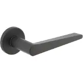 Intersteel Deurkruk Tiga op rozet ø51x5mm - grijs