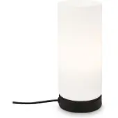 Briloner Paipa - Tafellamp - zwart / wit - glas - metaal - E14 fitting - Ø10cm