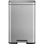EKO Pedaalemmer Madison - Rvs - Mat Zilver - 47x39x69cm - 50l