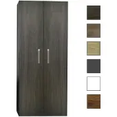 Sanicare kolomkast met luxe chromen greep 67x160x32cm schots-eiken