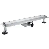Dynamic Way douchegoot RVS met flens 700x70mm