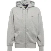 Gant Sweatvest grijs gemêleerd
