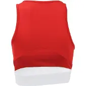 Legend Sports Dames Sport-BH Red White Stripe
