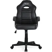 Ranqer Junior Warrior gamestoel voor kinderen zwart - RQ-JUNIOR-BLK-1