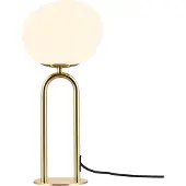 DFTP Design tafellamp Shapes, messing / goud, Woon-/ Eetkamer, Glas, Design, tafellamp