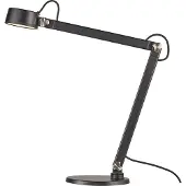DFTP Bureaulamp Nobu, zwart, Werkkamer / Kantoor, metaal, Modern, bureaulamp