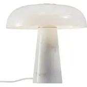 Nordlux Design tafellamp Glossy, wit / opaal, Woon-/ Eetkamer, Steen, Design, tafellamp