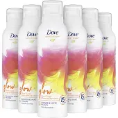 Dove Bath Therapy Glow douche- & scheerschuim - 6 x 200 ml Douchegel