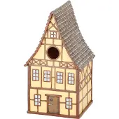 Esschert Design Vogelhuisje Vakwerkhuis - Geel- Nestkastje - - Geel - 37000601