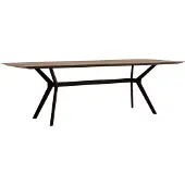 DTP Home Metropole eettafel teakhout 200x95x78cm