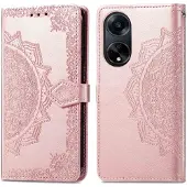 IMoshion Mandala Bookcase voor de Oppo A98 - Rosé Goud