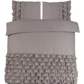 Dreamhouse Dekbedovertrek Cyprus Taupe Percal-140 x 200 / 220 cm | 1-Persoons
