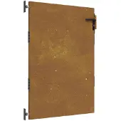 vidaXL Poort 85x125 cm cortenstaal