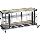 vidaXL Tv-meubel100x40x45 cm massief mangohout