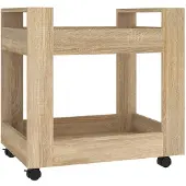 vidaXL Bureaukastje 60x45x60 cm bewerkt hout sonama eikenkleurig