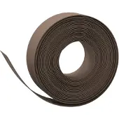 vidaXL Tuinrand 10 m 15 cm polyetheen bruin