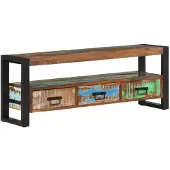 vidaXL Tv-meubel 120x30x45 cm massief gerecycled hout