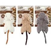 Afp jumbo muis crinkle lamswol met catnip assorti
