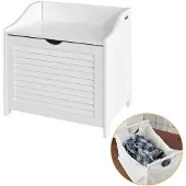 SoBuy FSR40-W Badkamerplank - Wit Multifunctioneel met Planken