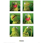 Pyramid Kunstdruk The Muppets Kermit Boxes 30x40cm