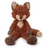 Bunnies By The Bay Foxy de Vos Knuffel - Knuffeldier - Geborduurde details - 35 cm - Bruin