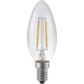 SPL E14 kaarslamp 1.5W Flame Helder Dimbaar