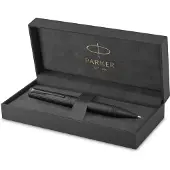 Parker Ingenuity Balpen | Core-collectie | Zwart met zwarte afwerking | Zwarte inkt | Medium punt | Geschenkdoos