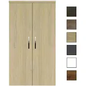 Sanicare kolomkast met chromen greep 67x160x32cm belluno