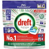 Dreft Platinum Regular All in 1 Vaatwastabletten - 75 Tabs
