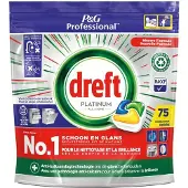 Dreft All-in-One Platinum vaatwastabletten | Lemon | 75 tabs