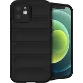 IMoshion EasyGrip Backcover voor de Apple iPhone 12 - Zwart