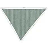 Shadow Comfort driehoek 5x5,5x6m Country blue