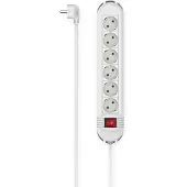 BCC stekkerdoos PWR6-WAY-SKL-3.0 WH (Wit)