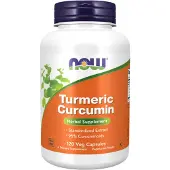 Now Kurkuma Curcumine (120 Capsules) - kruiden-en-planten, kurkuma - kurkuma