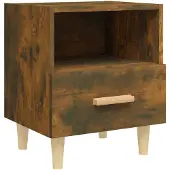 vidaXL Nachtkastje 40x35x47 cm gerookt eikenkleurig